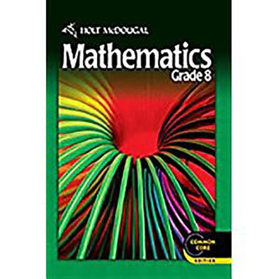 Holt McDougal mathematics. Grade 8 cover image