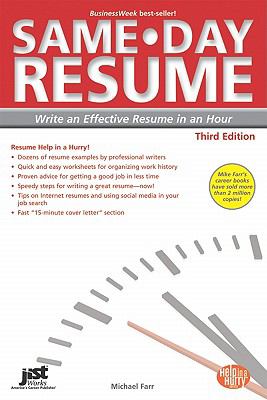 Same-day resume : write an effective resume in an hour cover image