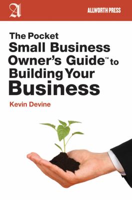 The pocket small business owner's guide to building your business cover image