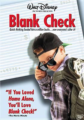 Blank check cover image