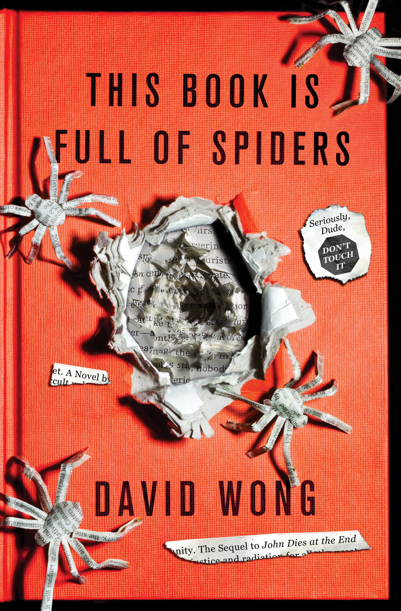 This book is full of spiders : seriously, dude, don't touch it cover image