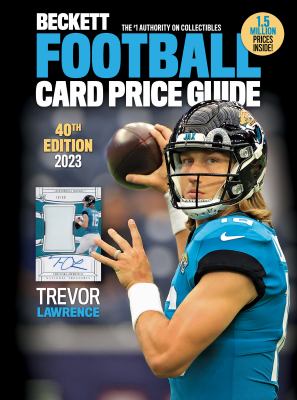Beckett football card price guide cover image