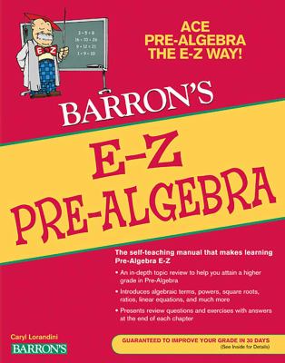 Barron's E-Z pre-algebra cover image