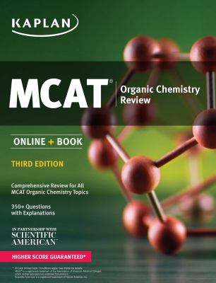 MCAT organic chemistry review cover image