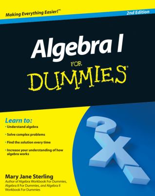Algebra I for dummies cover image