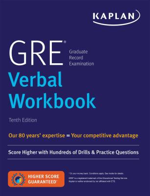 GRE verbal workbook cover image