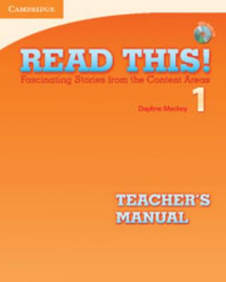 Read this! Level 1, Teacher's manual cover image