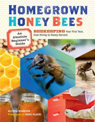 Homegrown honey bees : an absolute beginner's guide to beekeeping : your first year, from hiving to honey harvest cover image