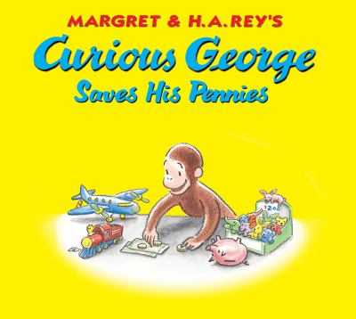 Curious George saves his pennies cover image