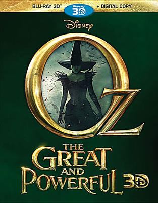 Oz the great and powerful [3D Blu-ray + Blu-ray combo] cover image