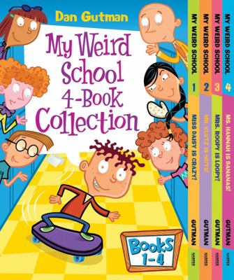 My weird school 4-book collection with bonus material My weird school #1: Miss Daisy is crazy!; my weird school #2: Mr. Klutz is nuts!; my weird school #3: Mrs. Roopy is loopy! and my weird school #4: Ms. Hannah is bananas! cover image