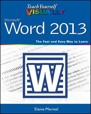 Teach yourself visually Word 2013 cover image