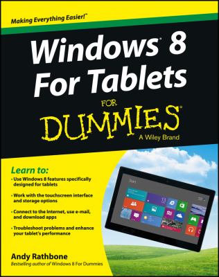 Windows for tablets for dummies cover image