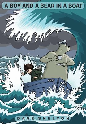 A boy and a bear in a boat cover image