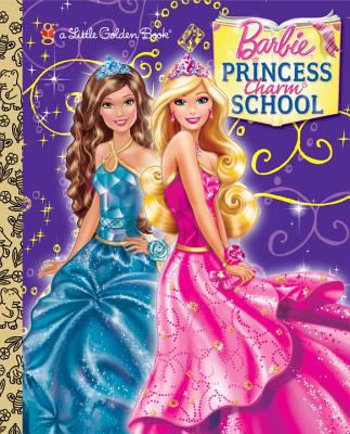 Princess charm school little golden book (Barbie) cover image