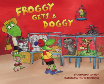 Froggy gets a doggy cover image