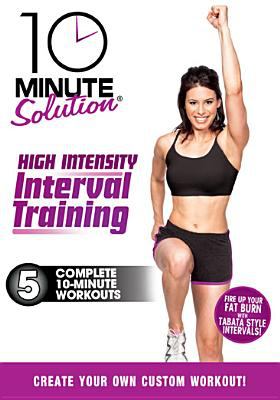 10 minute solution. High intensity interval training cover image