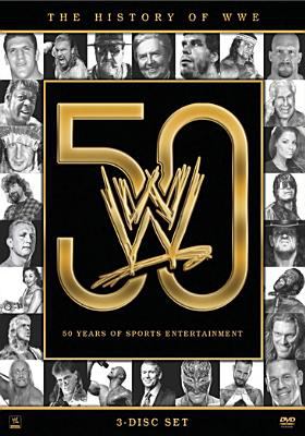 The history of WWE 50 years of sports entertainment cover image