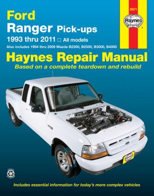 Ford Ranger & Mazda B-series pick-ups automotive repair manual cover image