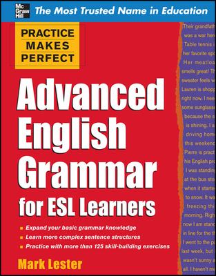 Practice makes perfect advanced english grammar for ESL learners cover image