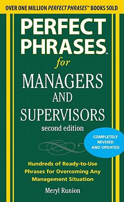 Perfect phrases for managers and supervisors, second edition cover image