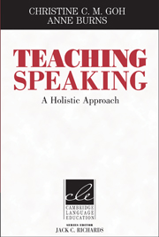 Teaching speaking : a holistic approach cover image