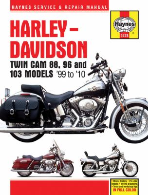 Harley-Davidson Twin Cam 88, 96 and 103 service and repair manual cover image
