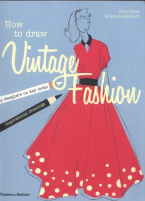 How to draw vintage fashion cover image