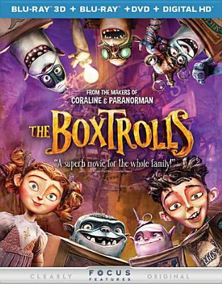 The Boxtrolls [3D Blu-ray + Blu-ray + DVD combo] cover image