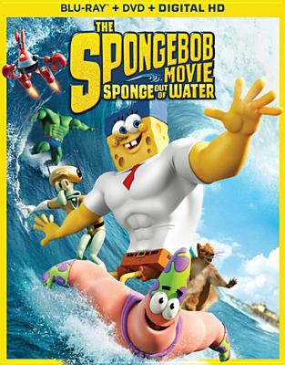 The SpongeBob movie [Blu-ray + DVD combo] sponge out of water cover image
