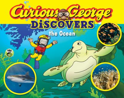 Curious George discovers the ocean cover image