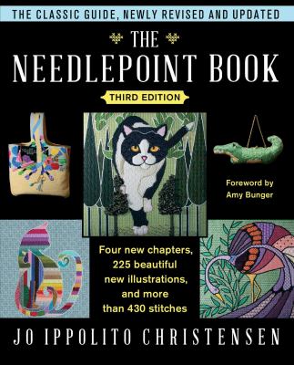The needlepoint book cover image