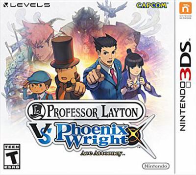 Professor Layton vs Phoenix Wright, ace attorney [3DS] cover image