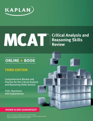 MCAT critical analysis and reasoning skills review cover image