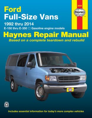 Ford vans automotive repair manual cover image