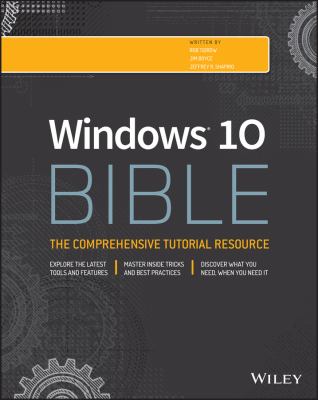 Windows 10 bible cover image