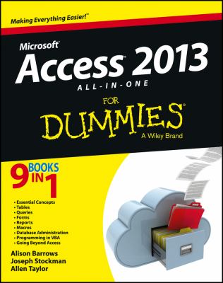 Access 2013 all-in-one for dummies cover image