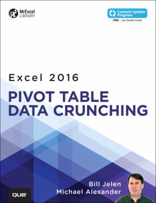 Excel 2016 pivot table data crunching cover image