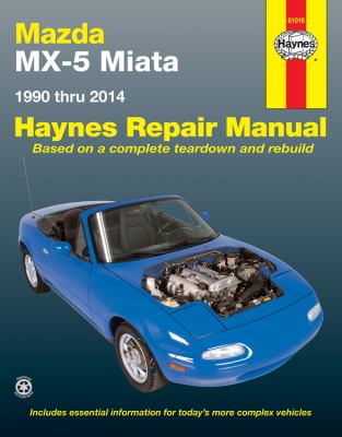 Mazda MX-5 Miata automotive repair manual cover image