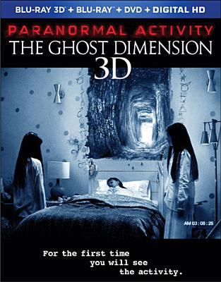 Paranormal activity. The ghost dimension [3D Blu-ray + Blu-ray + DVD combo] cover image