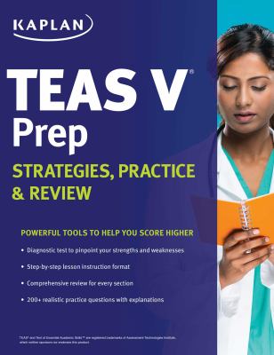 TEAS V prep : strategies, practice & review cover image