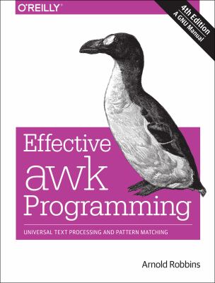 Effective awk programming cover image