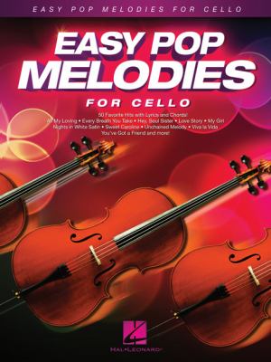 Easy pop melodies for cello cover image