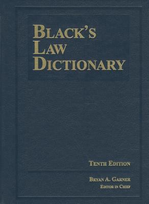 Black's law dictionary cover image