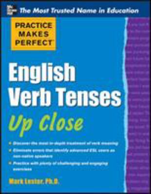 English verb tenses up close cover image