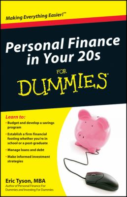 Personal finance in your 20s for dummies cover image