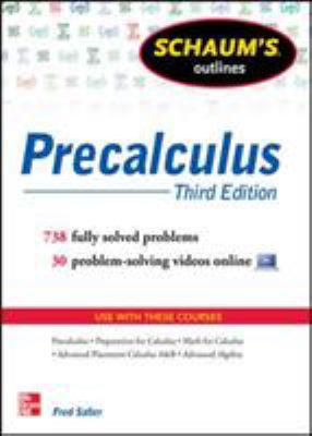 Schaum's outlines. Precalculus cover image