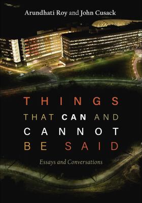 Things that can and cannot be said essays and conversations cover image