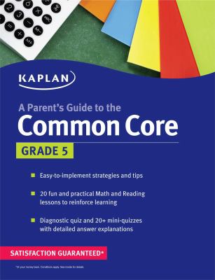 A parent's guide to the Common Core. Grade 5 cover image