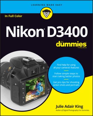 Nikon D3400 for dummies cover image